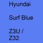 Preview: Hyundai, Surf Blue, Z3U / Z32.